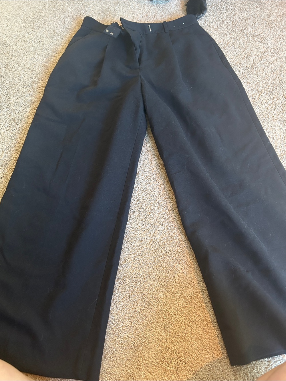 Abercrombie & Fitch Black Wide Leg Women's Pants
